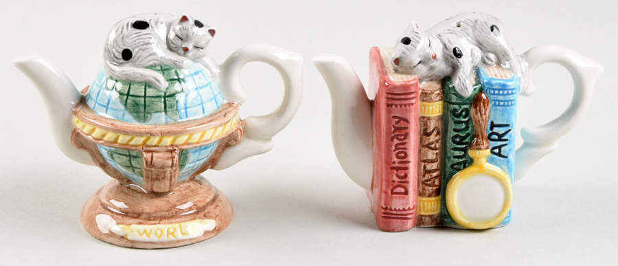 Movers and Shakers Figural Salt & Pepper Set by Fitz & Floyd-1