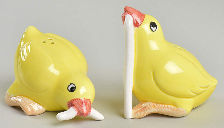 Movers and Shakers Figural Salt & Pepper Set by Fitz & Floyd-1