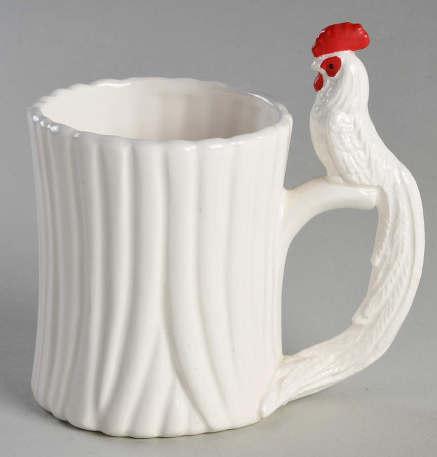 Long Feather Chicken Mug by Fitz & Floyd-1