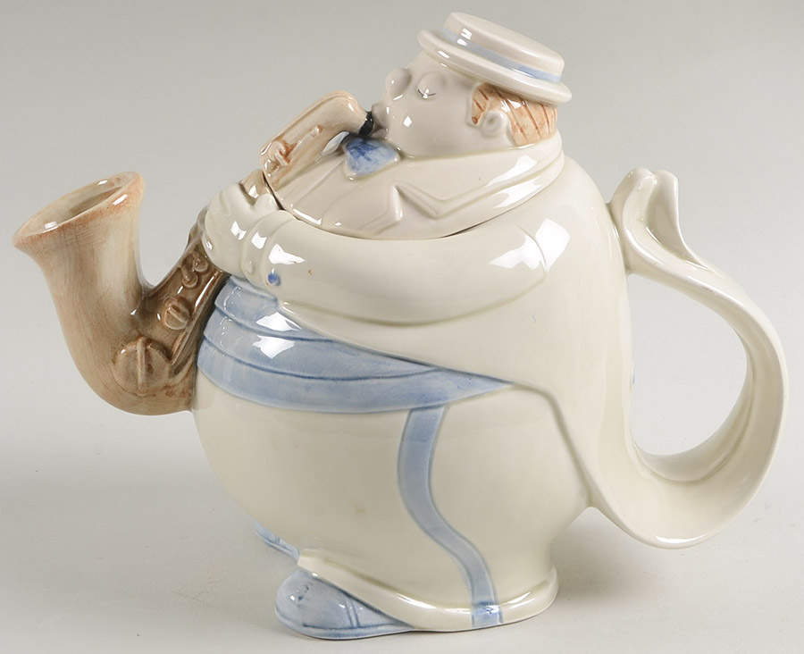Rhythm and Blues Teapot & Lid by Fitz & Floyd-1