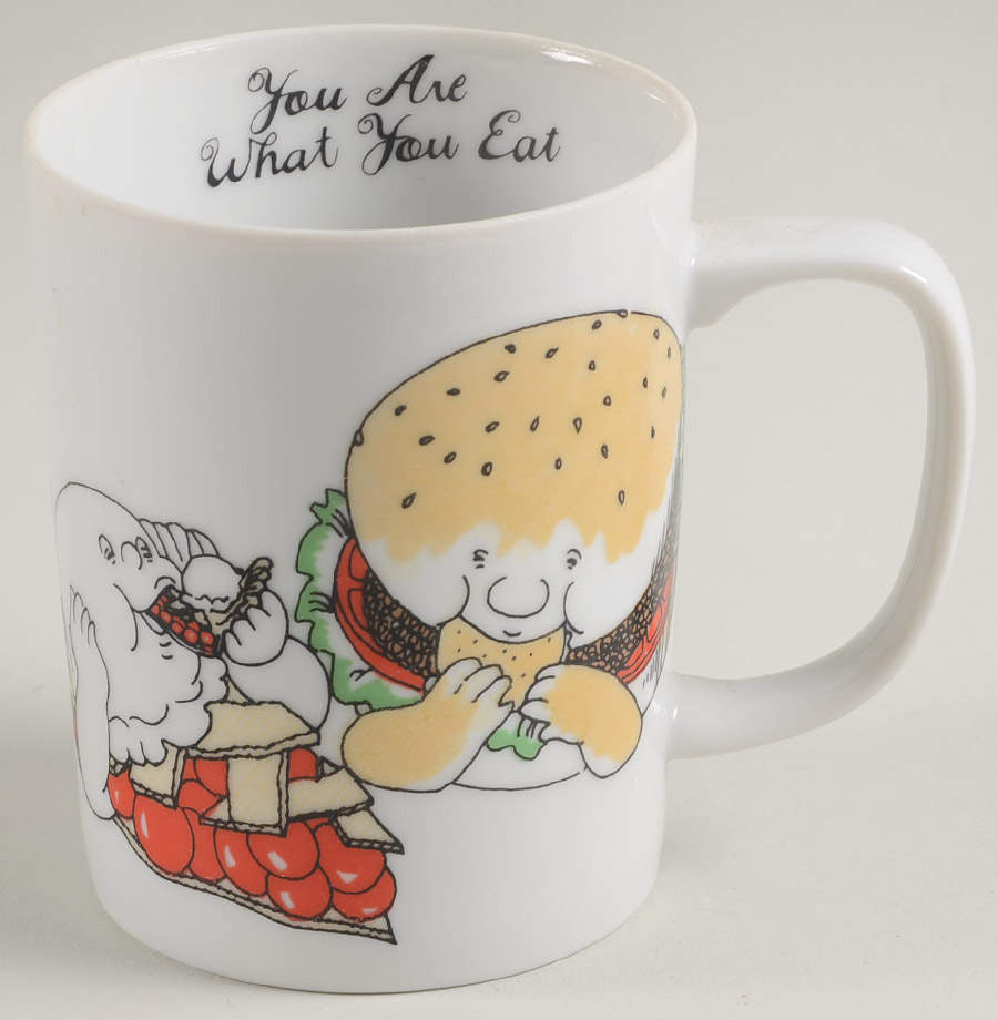 You Are What You Eat Mug by Fitz & Floyd-1