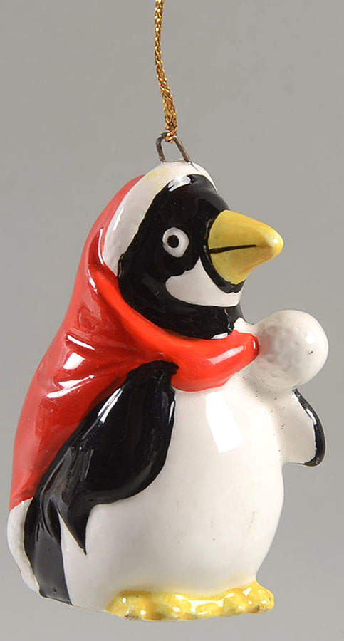 Santa Penguin Ornament by Fitz & Floyd-1