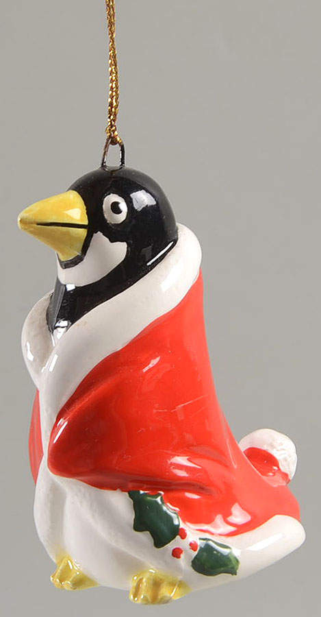 Santa Penguin Ornament by Fitz & Floyd-1