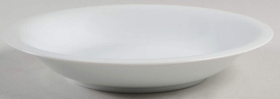 Rouleau White Coupe Soup Bowl by Fitz & Floyd-1