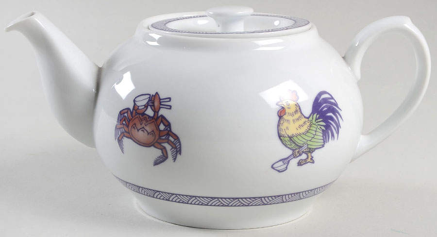 FIT117 Teapot & Lid by Fitz & Floyd-1