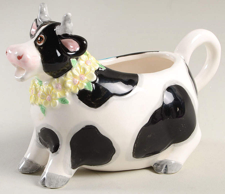 Daisy Cow Creamer by Fitz & Floyd-1