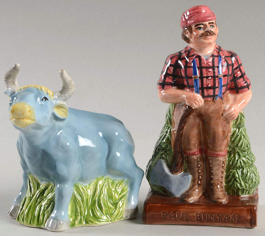 American Folklore Salt & Pepper Set by Fitz & Floyd-1