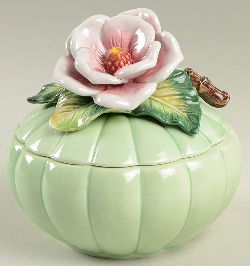 Grandiflora Candy Box & Lid by Fitz and Floyd-1