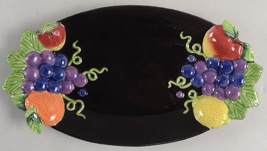 FIT124 12" Oval Tray by Fitz & Floyd-1