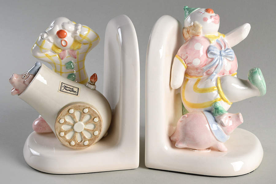Circus China Bookend - Set of 2 by Fitz & Floyd-1