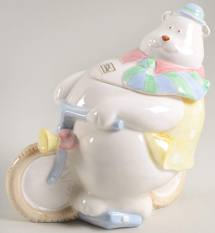 Circus Candy Jar & Lid by Fitz & Floyd-1