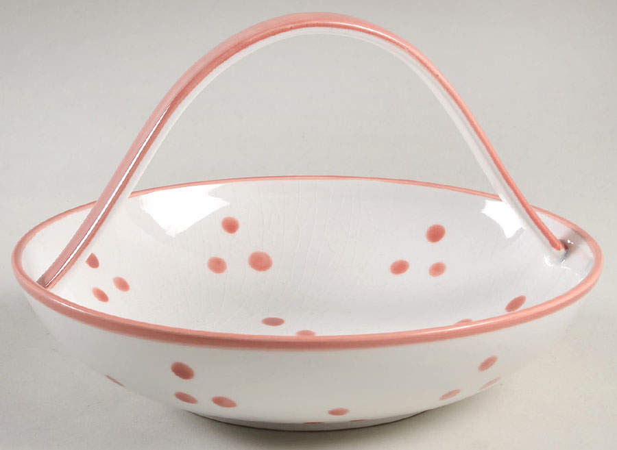 Village Fair Red Small Basket by Fitz & Floyd-1
