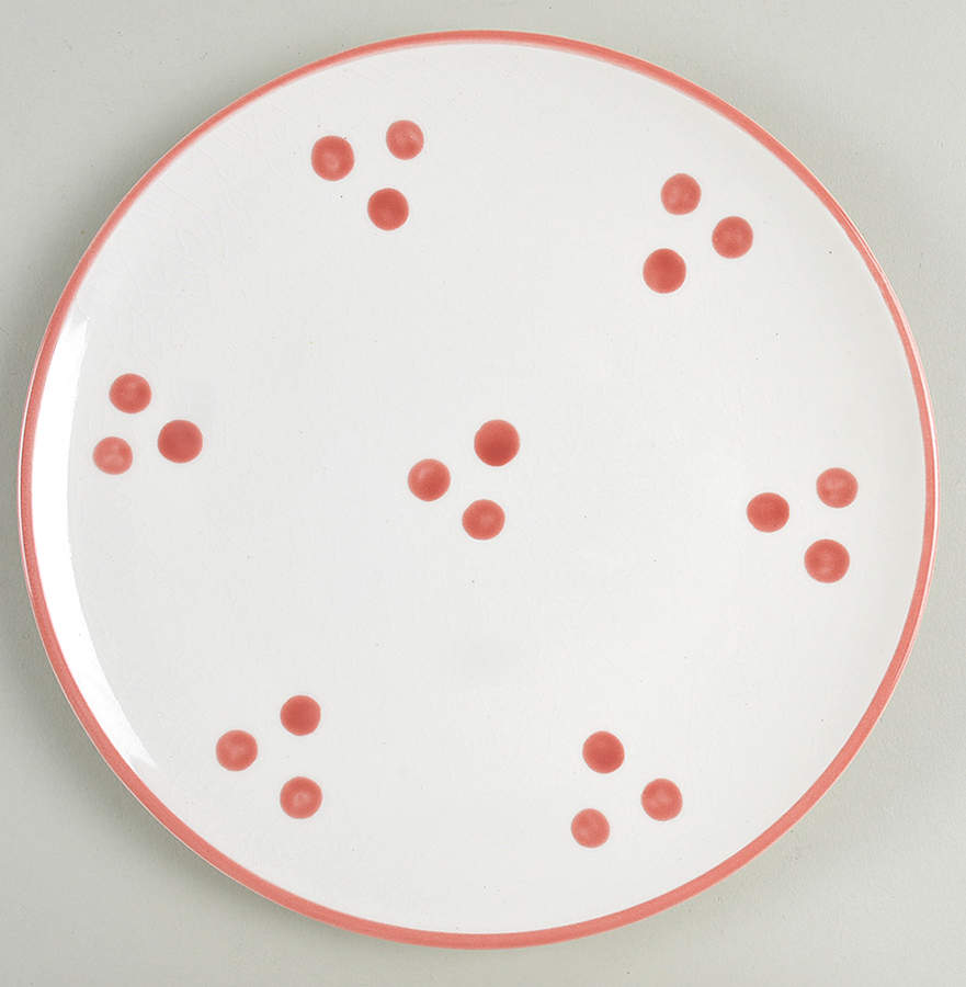 Village Fair Red Cookie Plate by Fitz & Floyd-1