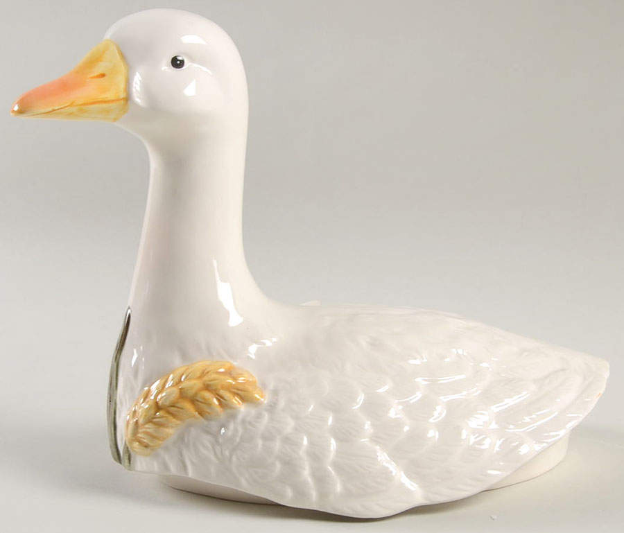 French Country Goose Lid for Tureen by Fitz & Floyd-1