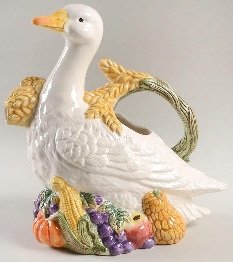 French Country Goose 64 Oz Pitcher by Fitz & Floyd-1