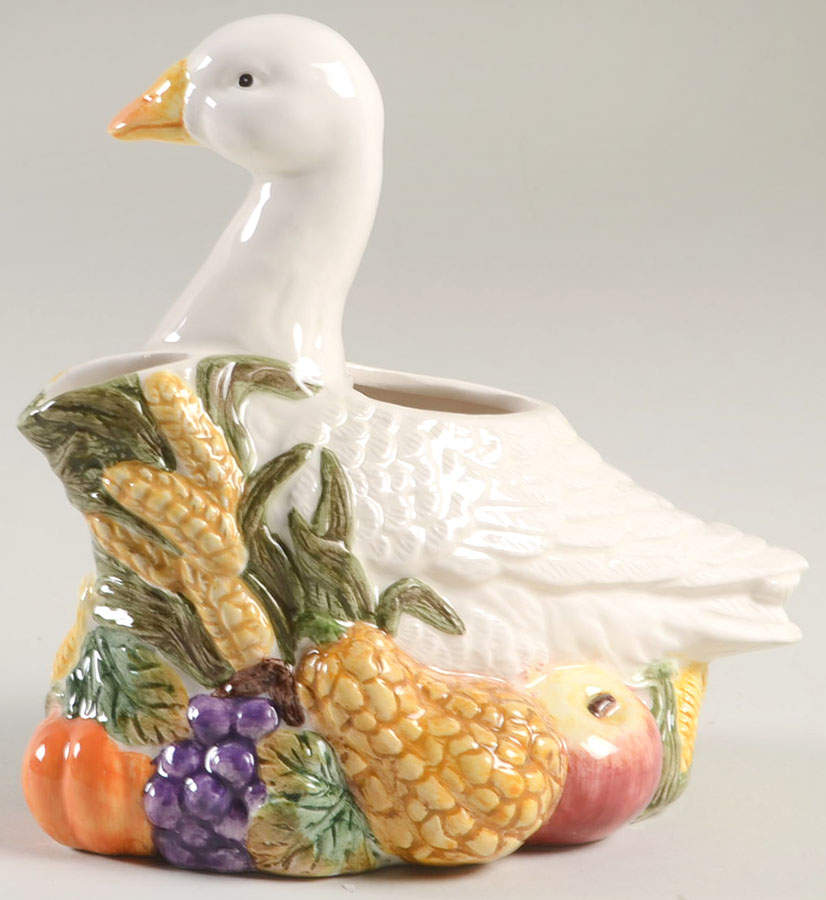 French Country Goose Creamer by Fitz & Floyd-1