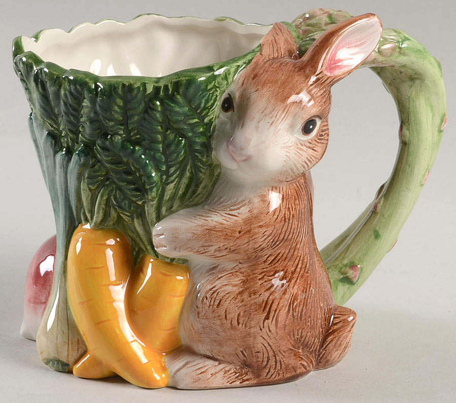 Garden Rabbit Mug by Fitz & Floyd-1
