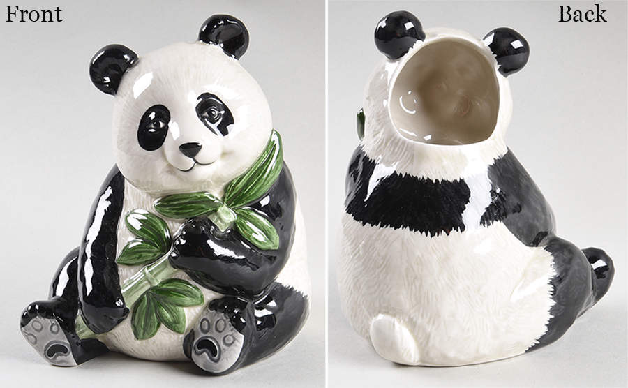 Panda 5" Vase by Fitz & Floyd-1