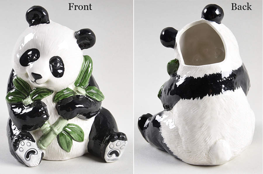 Panda 5" Vase by Fitz & Floyd-1