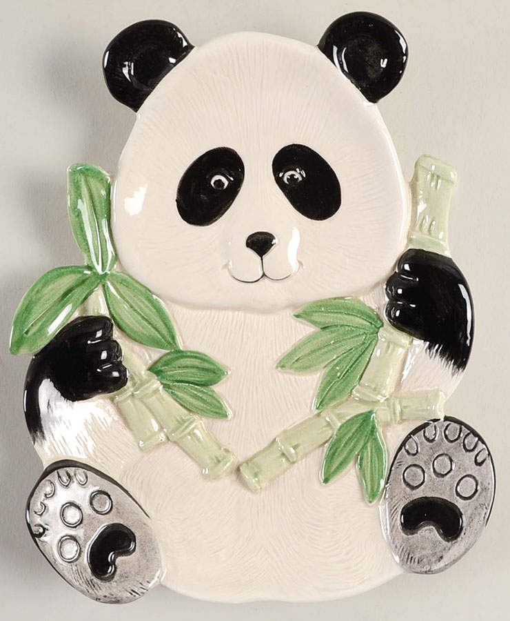 Panda Canape Plate by Fitz & Floyd-1