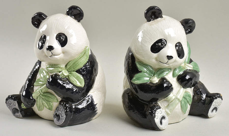 Panda China Bookend - Set of 2 by Fitz & Floyd-1