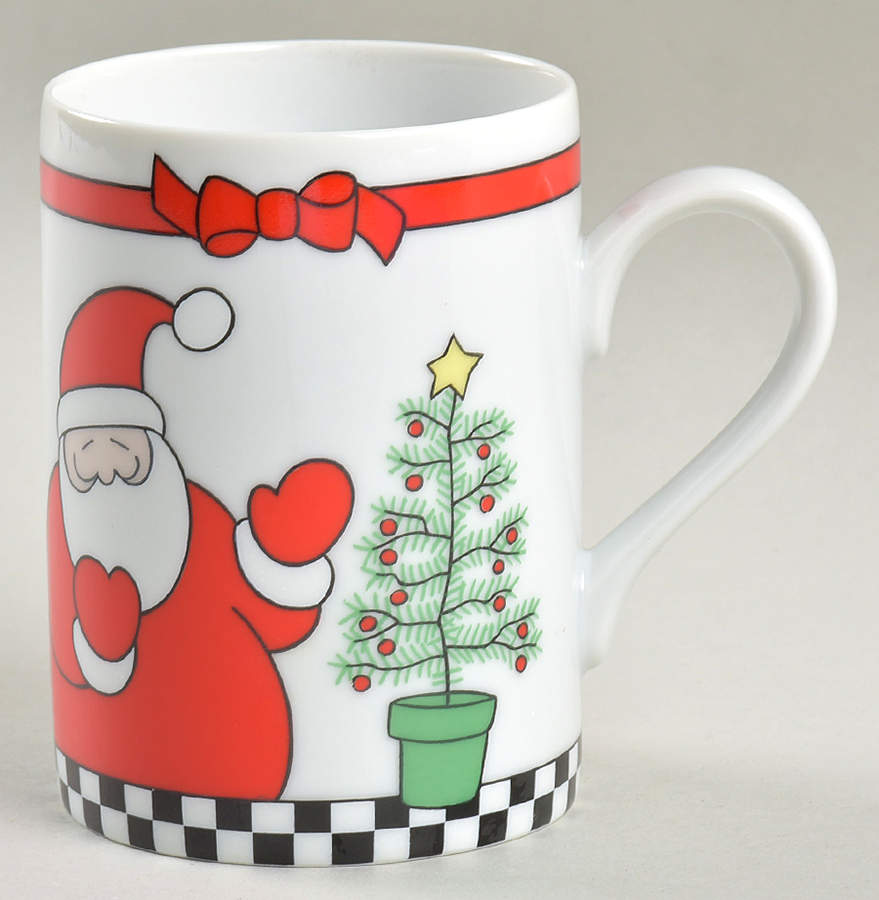 Santa Grows a Tree Mug by Fitz & Floyd-1