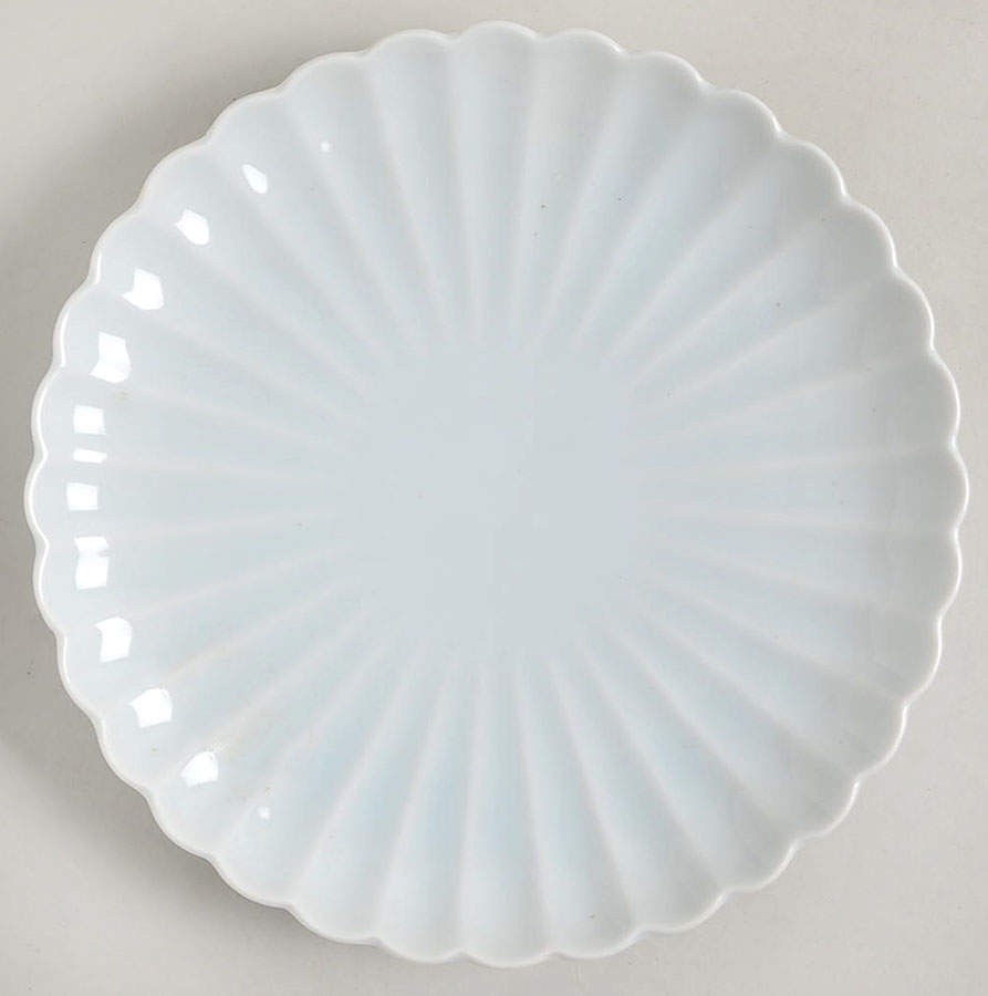 Chrysanthemum (Celacon Blue) Salad Plate by Fitz & Floyd-1