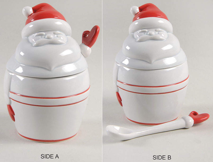 FIT131 Sugar Bowl & Lid W/Spoon by Fitz & Floyd-1