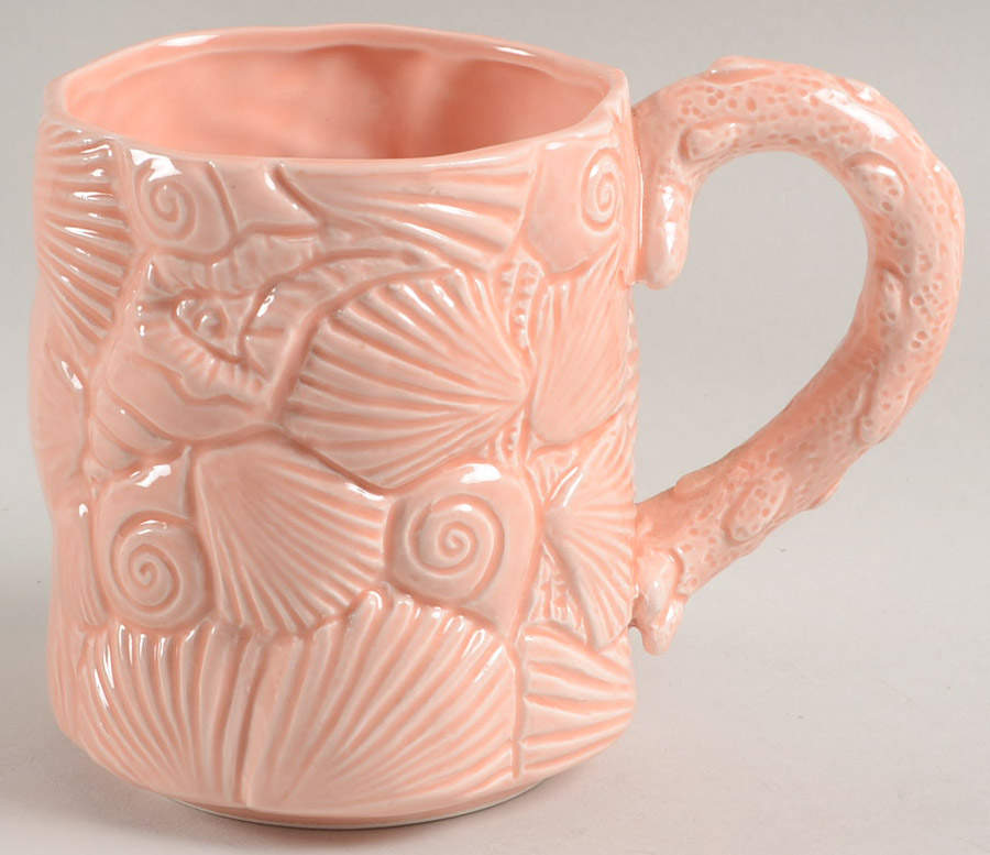 Island Shells Peach Mug by Fitz & Floyd-1