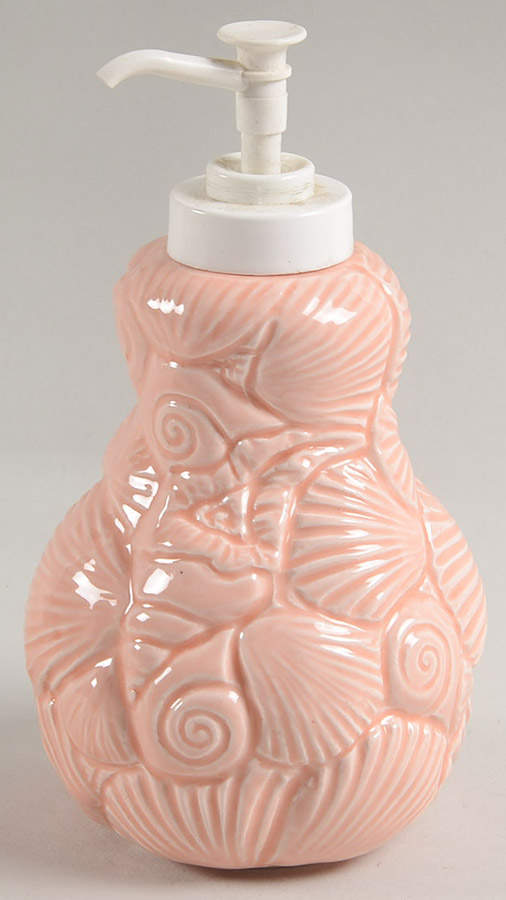 Island Shells Peach Lotion Dispenser by Fitz & Floyd-1