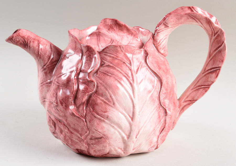 Vegetable Harvest Cabbage Teapot & Lid by Fitz & Floyd-1