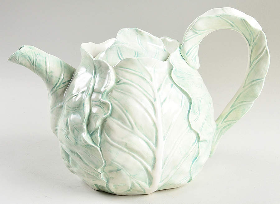 Vegetable Harvest Cabbage Teapot & Lid by Fitz & Floyd-1