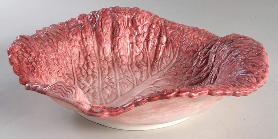 Vegetable Harvest Cabbage 12" Round Vegetable Bowl by Fitz & Floyd-1