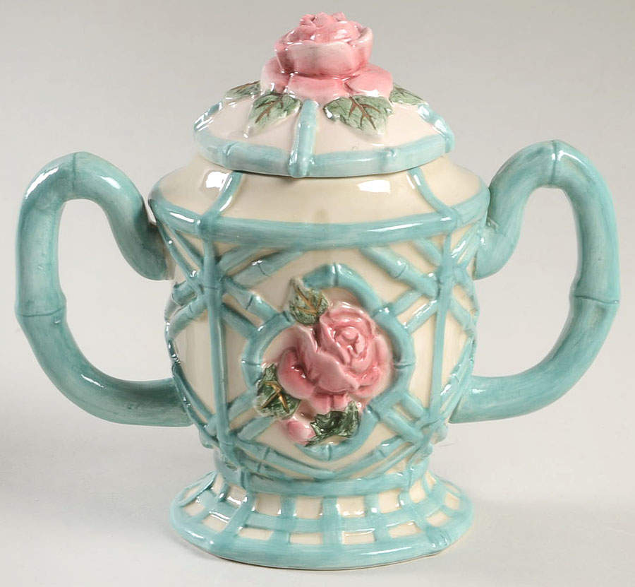 Brittany Sugar Bowl & Lid by Fitz & Floyd-1