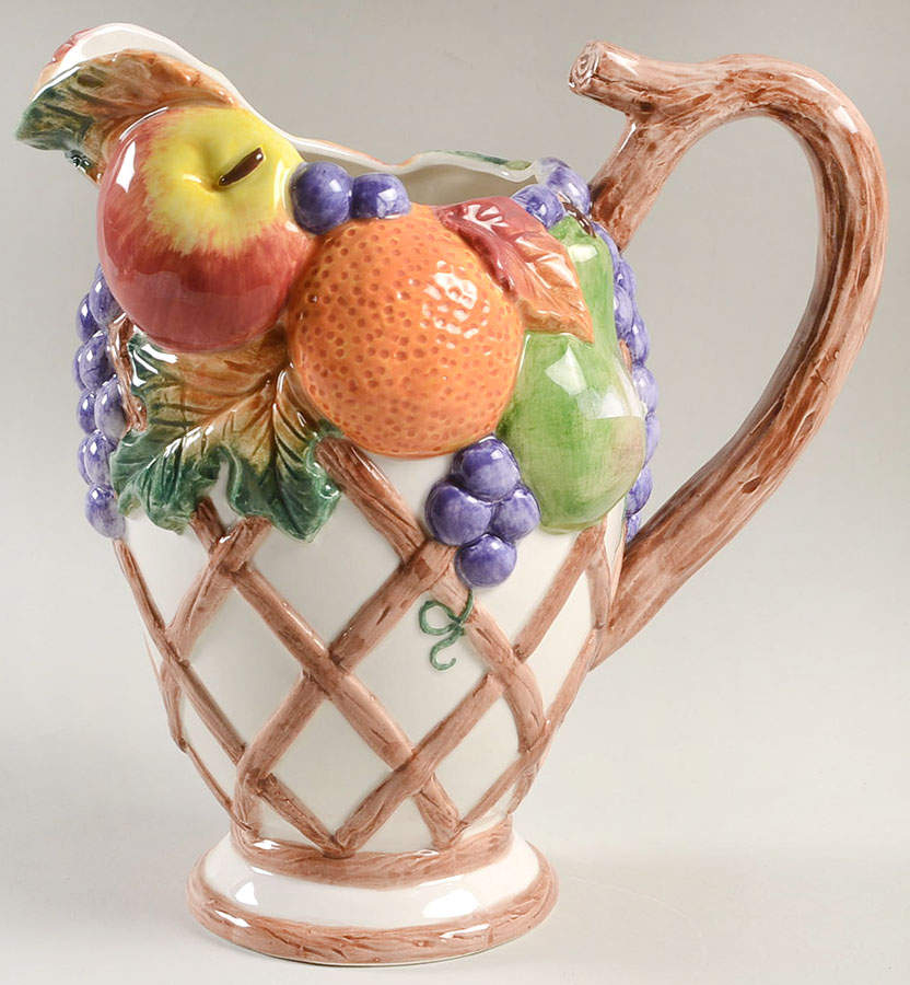 Fruit Trellis 32 Oz Pitcher by Fitz & Floyd-1