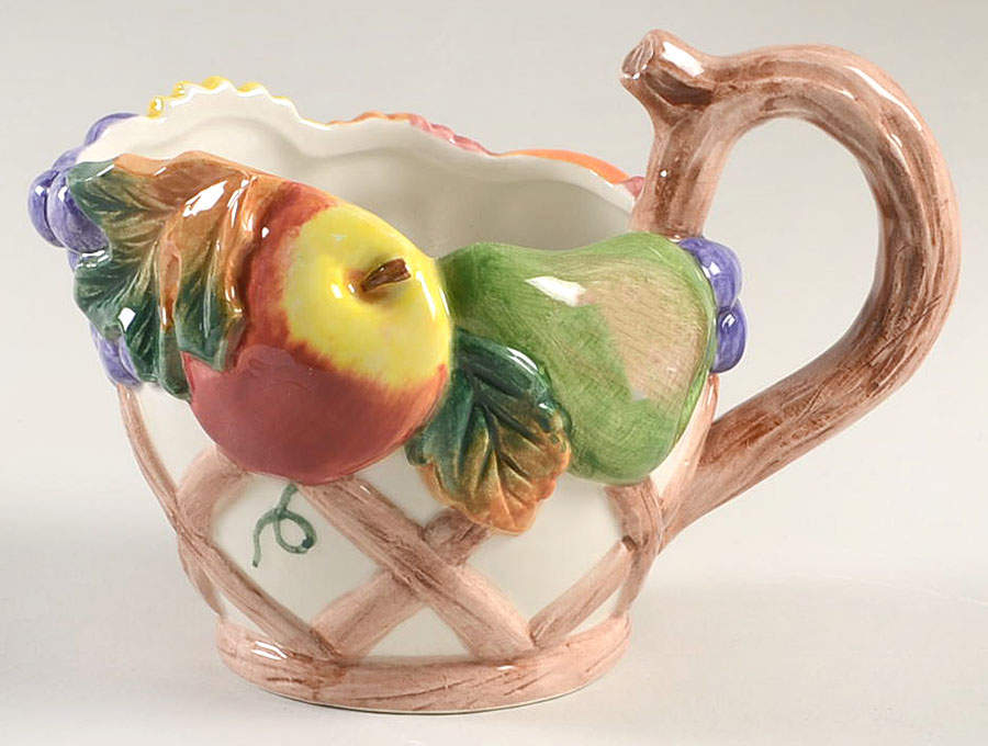 Fruit Trellis Creamer by Fitz and Floyd-1
