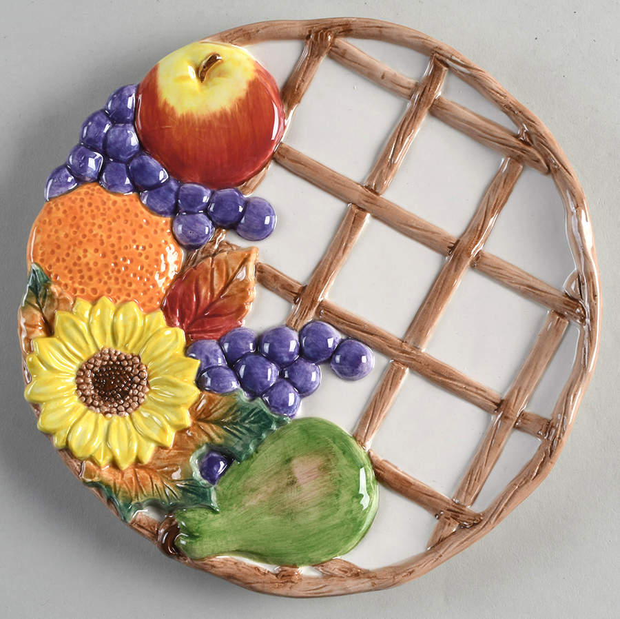 Fruit Trellis Canape Tray by Fitz & Floyd-1