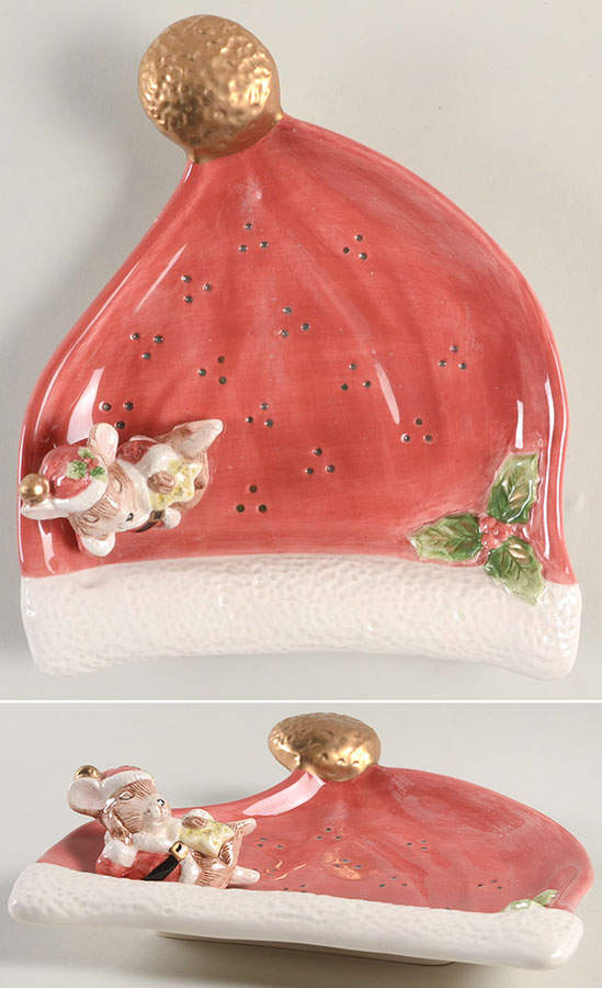 Christmas Mice Canape Tray by Fitz & Floyd-1
