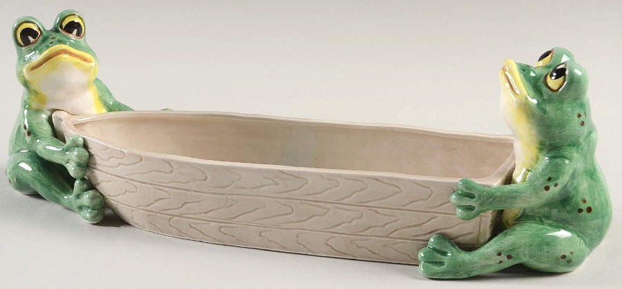Frog Dundee Tidbit by Fitz & Floyd-1
