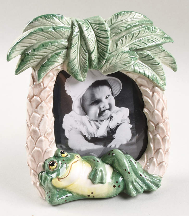 Frog Dundee Frame-Holds 3 1/2" X 4" by Fitz & Floyd-1