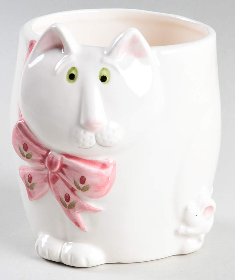 Cleo the Cat China Bathroom Tumbler by Fitz & Floyd-1