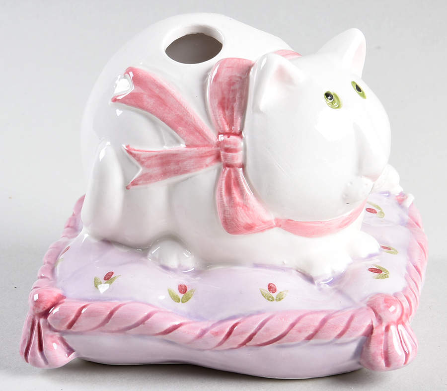Cleo the Cat Toothbrush Holder by Fitz & Floyd-1