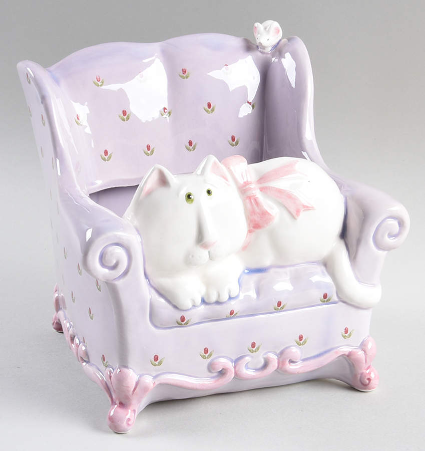 Cleo the Cat Figural Planter by Fitz & Floyd-1