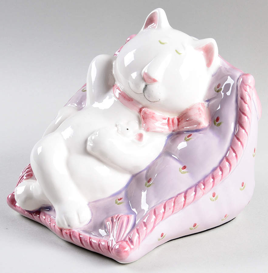 Cleo the Cat Single China Bookend by Fitz & Floyd-1