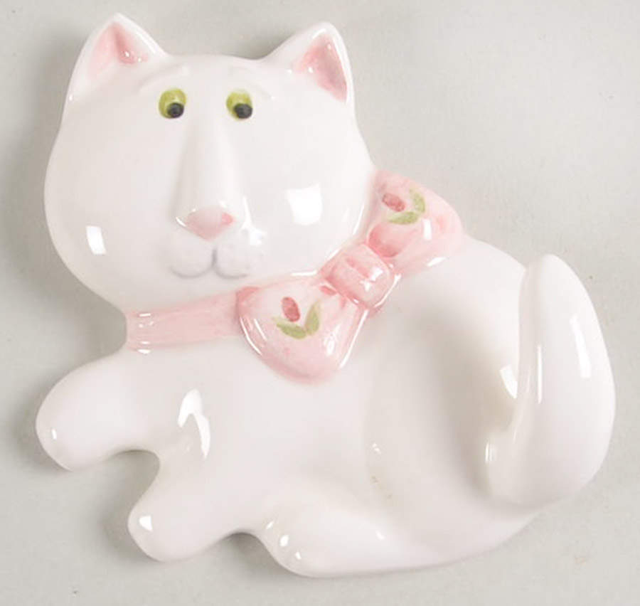 Cleo the Cat Wall Hanging Key Holder by Fitz & Floyd-1