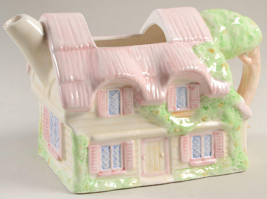 Village Green House Teapot No Lid by Fitz & Floyd-1