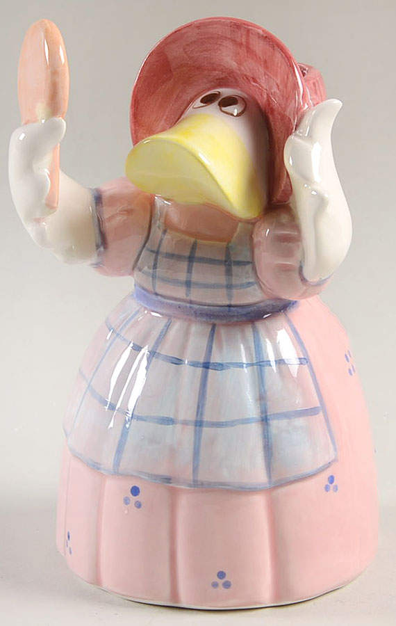 Dolly Duck Cosmetic Brush Holder by Fitz & Floyd-1