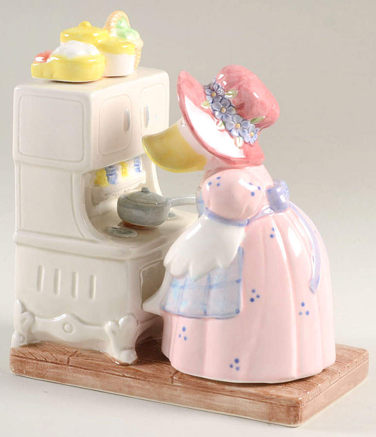 Dolly Duck Single China Bookend by Fitz & Floyd-1