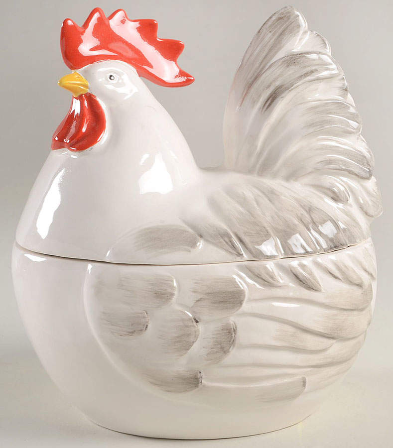 FIT144 Cookie Jar & Lid by Fitz & Floyd-1
