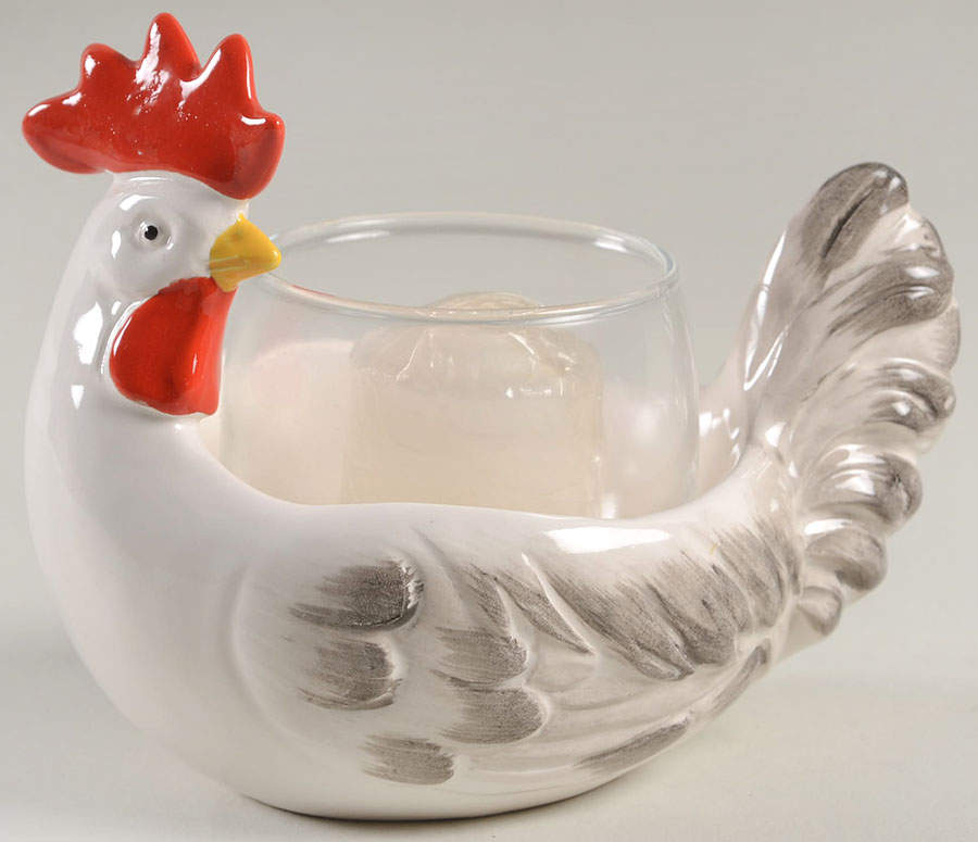 FIT144 Votive Candleholder with Glass Globe by Fitz & Floyd-1